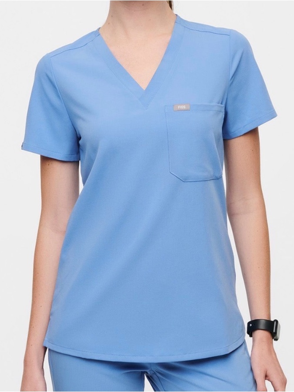 Figs Ceil Blue Catarina Top